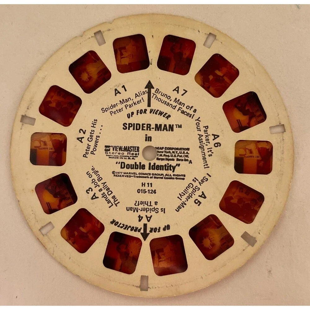 Cartoon Favorites The Amazing Spider-Man In Double Identity View-Master reels - Picture 4 of 4